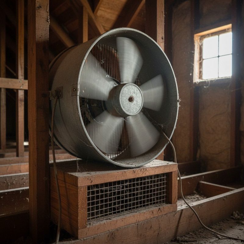 Attic Fan Replacement in Orem, UT